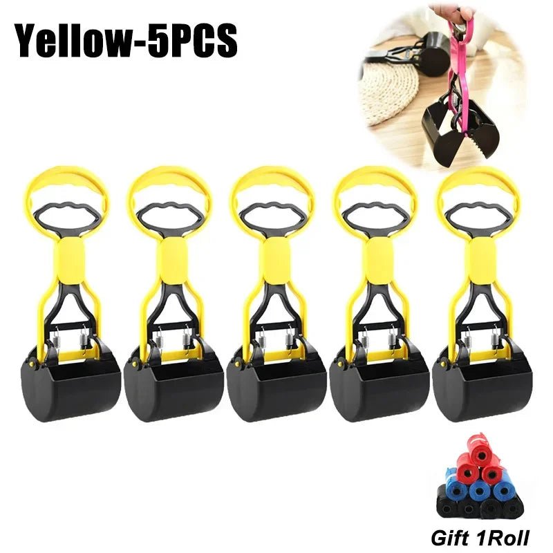 10PCS Pooper Scooper for Dog Jaw Clamp Heavy Handle Poop Scooper for Dog Puppy Cat Waste Picker Pet Cleaning Shovel Tools - Valitic Pets