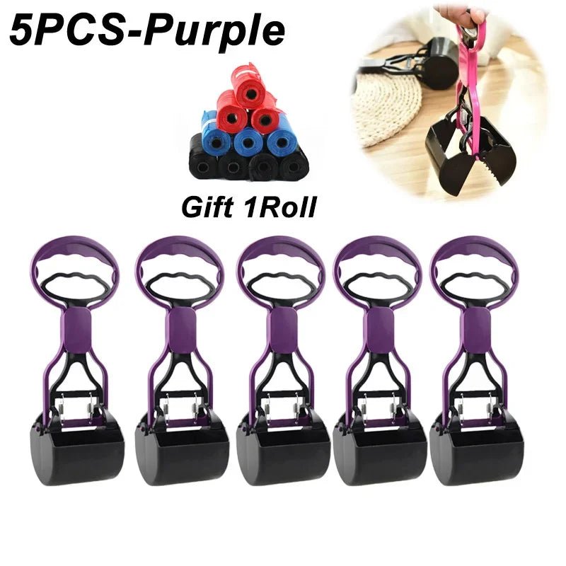 10PCS Pooper Scooper for Dog Jaw Clamp Heavy Handle Poop Scooper for Dog Puppy Cat Waste Picker Pet Cleaning Shovel Tools - Valitic Pets