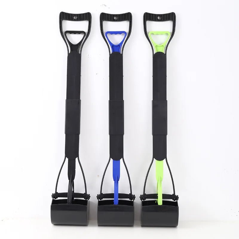 80cm Pet Pooper Scooper Long Handle Dog Poop Jaw Scoop Shovel Pick Up Waste Picker Pet Outdoor Cleaning Tools Dog Supplies - Valitic Pets