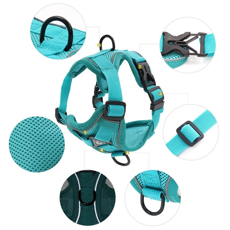 Adjustable Pet Harness Vest For Small Dogs Cats - Valitic Auto Store