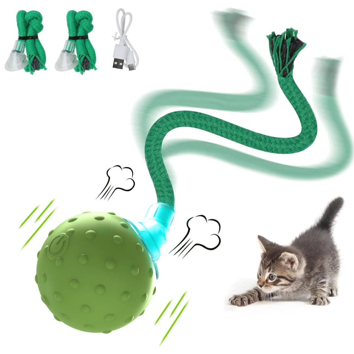 Automatic Moving Ball Toy - Valitic Pets