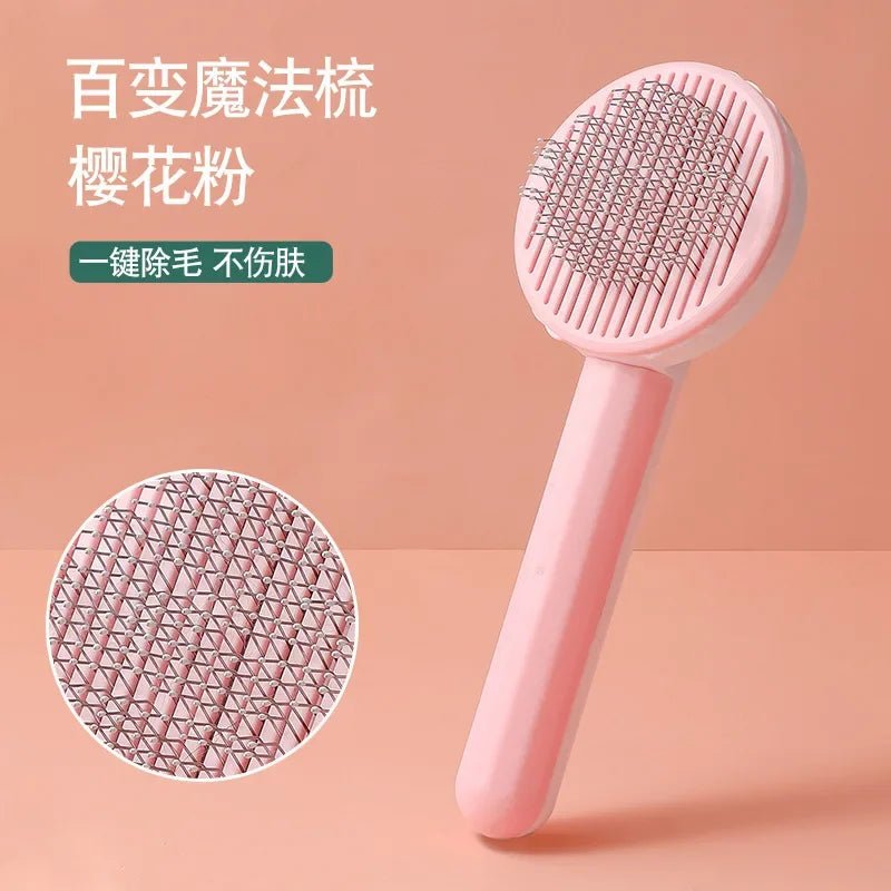 Cat Brush Pet Grooming Brush for Cats Remove Hairs Pet Cat Hair Remover Pets Hair Removal Comb Puppy Kitten Grooming Accessories - Valitic Auto Store