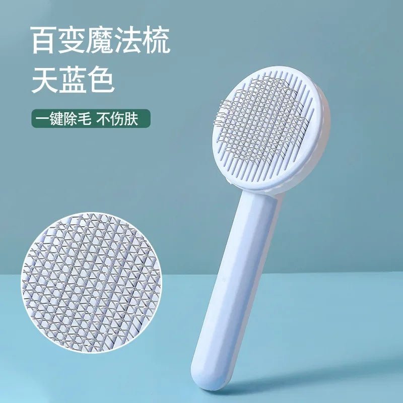 Cat Brush Pet Grooming Brush for Cats Remove Hairs Pet Cat Hair Remover Pets Hair Removal Comb Puppy Kitten Grooming Accessories - Valitic Auto Store