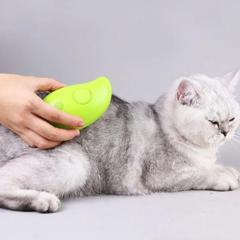 Cat Steam Brush Steamy Dog Brush 3 in 1 Electric Spray Cat Hair Brushes for Massage Pet Grooming Comb Hair Removal Combs - Valitic Auto Store