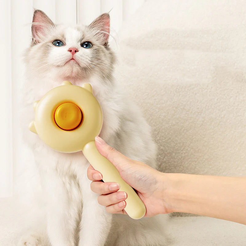 Pet Grooming Comb for Cats and Dogs - Hair Removal and Massage Brush