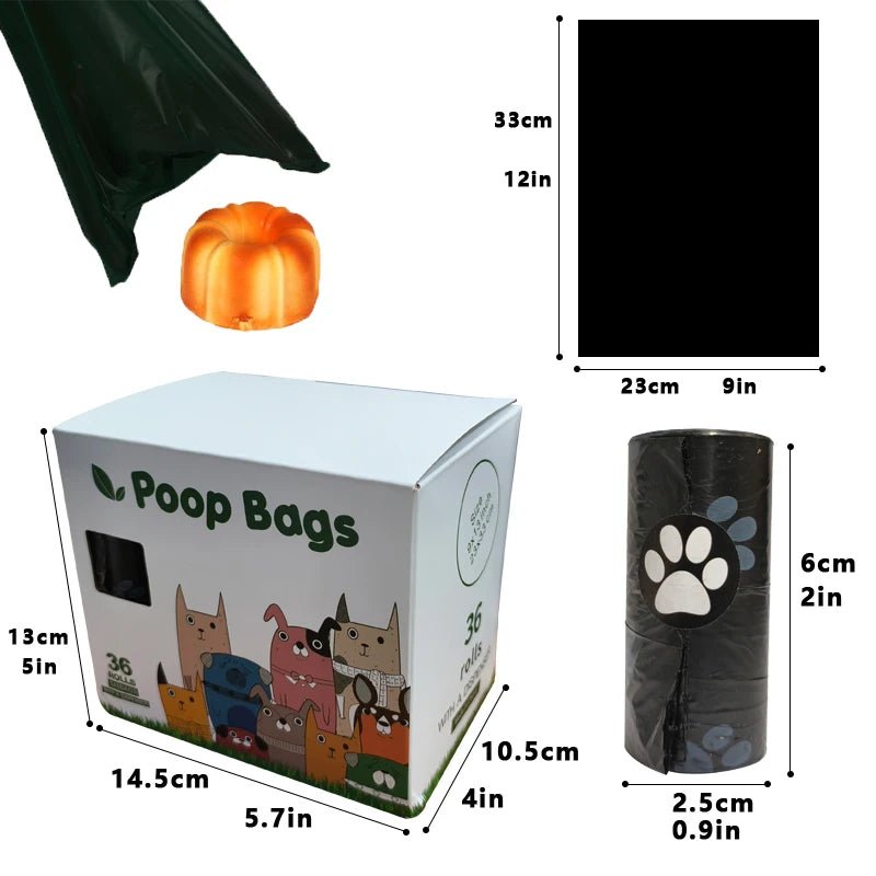 Dog Poop Bag 540 Counts Biodegradable Dog Waste Bags with 1 Dispenser Eco-Friendly Leak-Proof Pet Poop Bags for Doggy | Scente - Valitic Pets