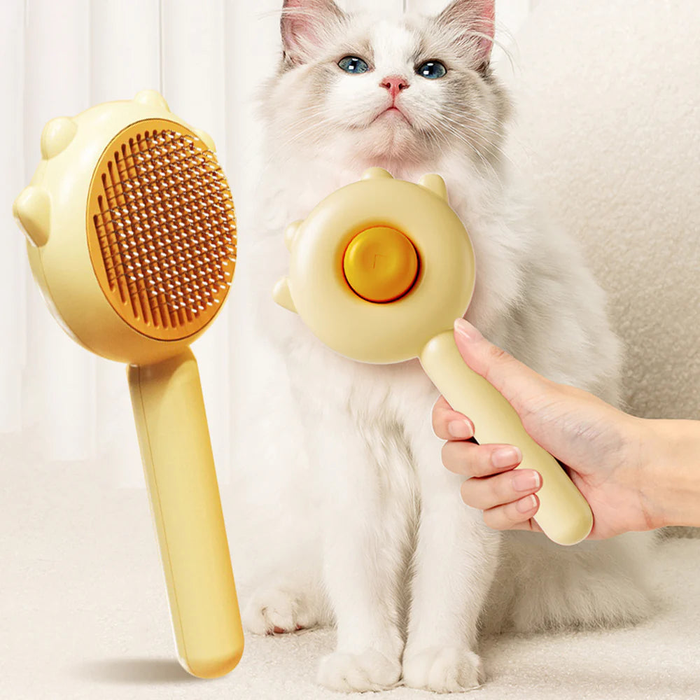 Pet Grooming Comb for Cats and Dogs - Hair Removal and Massage Brush