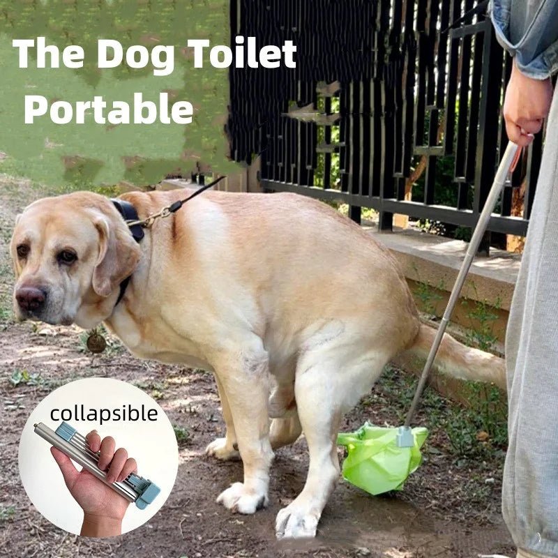 Foldable Portable Pooper Scooper Pet Dog Dedicated for Picking Up Excrement Going Out Walking Dog Toilet Clean Dog Convenience - Valitic Pets