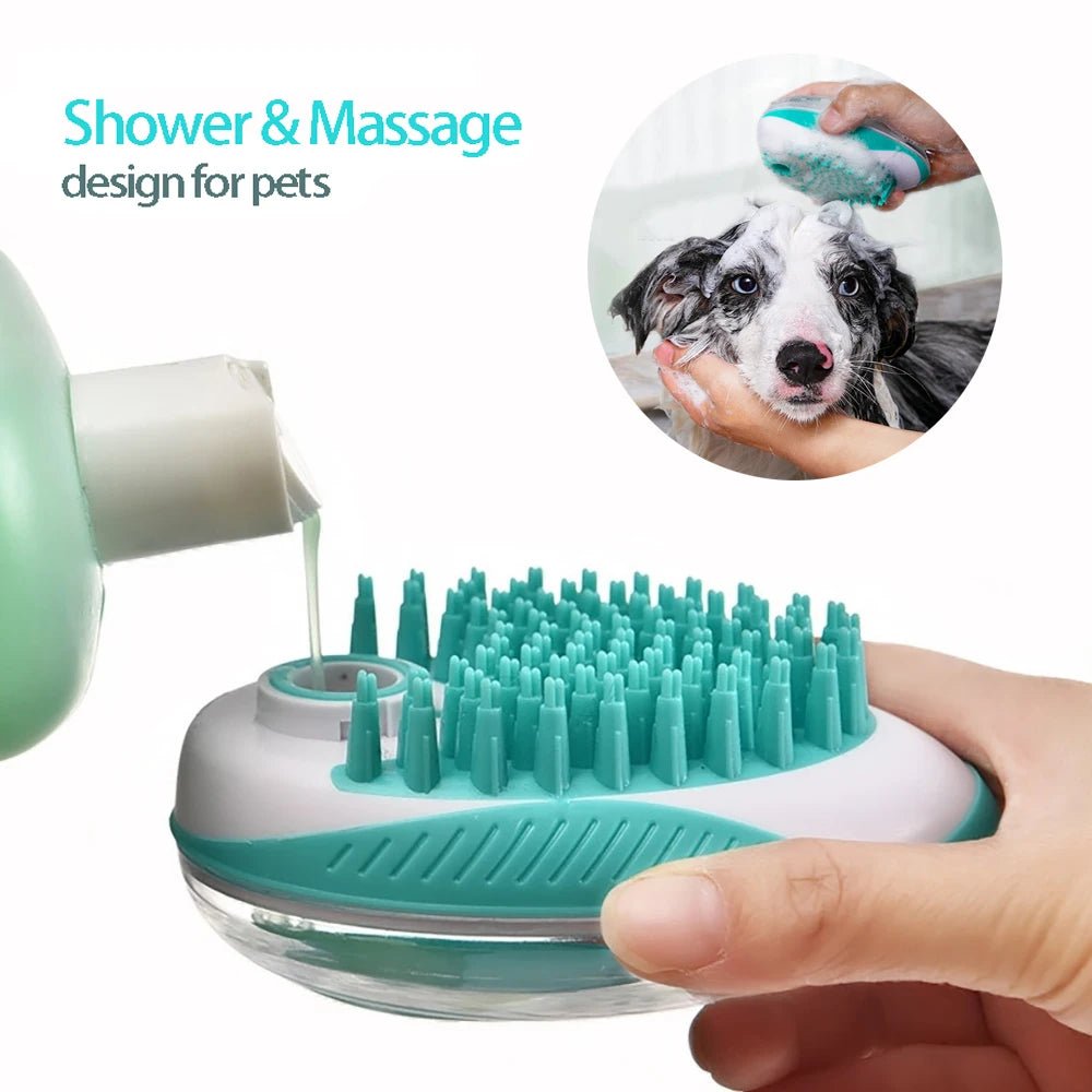 Pet Bath Brush 2-in-1 Pet - Valitic Pets