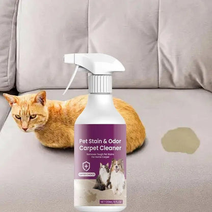 Pet Stain Odor Remover 120ml Stain Remover Spray Powerful Pet Stain Destroyer Safe Stain Remover Spray Effective For Carpet - Valitic Pets