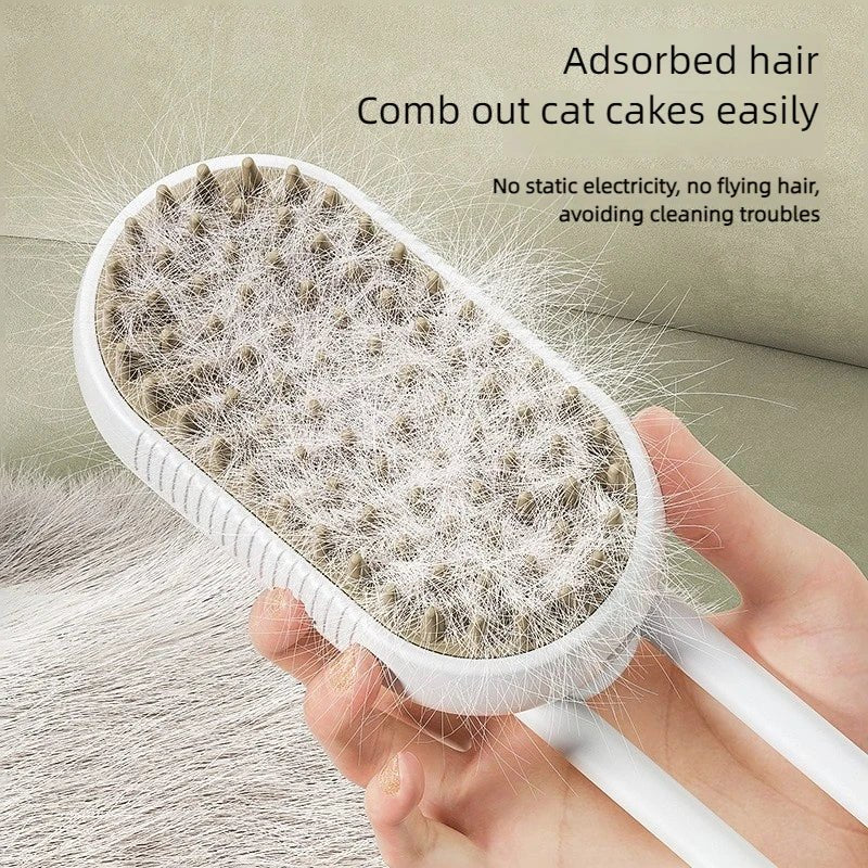 Pet Steam brush Beauty Comb 3-in-1 - Valitic Pets