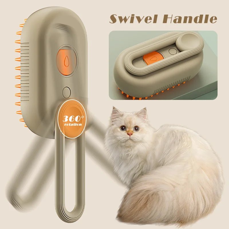 Pet Steam brush Beauty Comb 3 - in - 1 - Valitic Pets