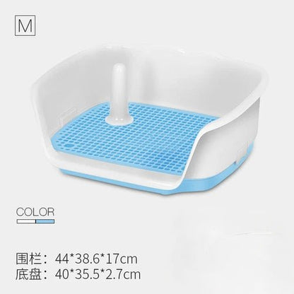 Poop Scooper Plastics Portable Dog Toilet Large Potty Tray Supplies Dog Toilet Splash Prevention Orinal Perro Pet Products DQ - Valitic Pets