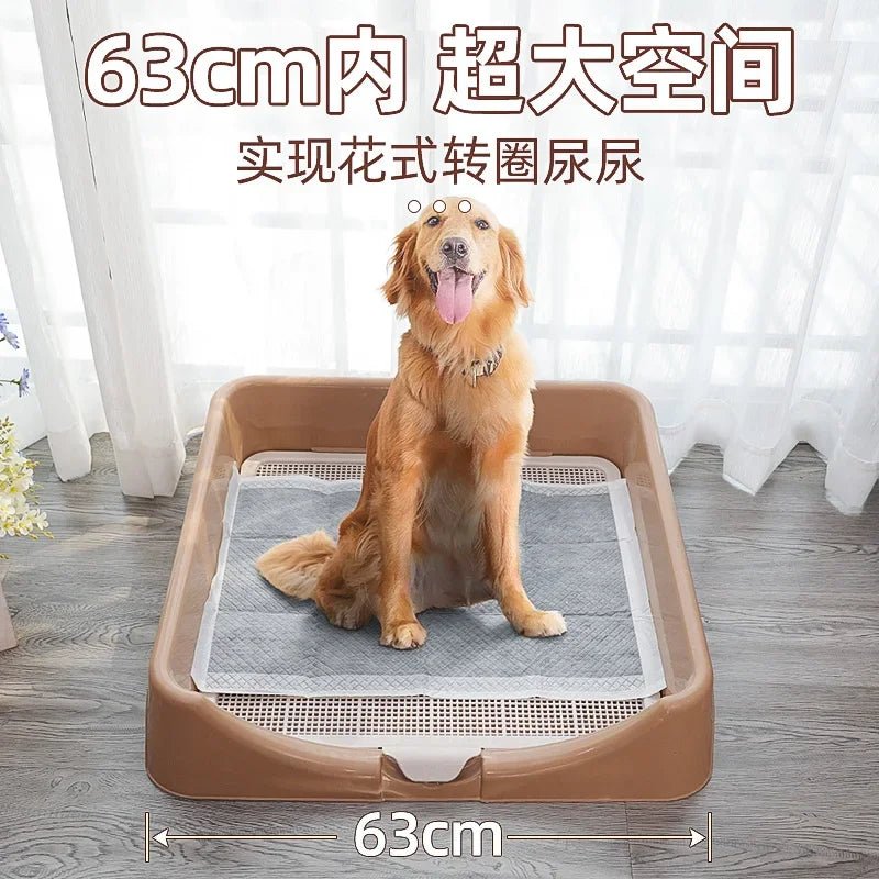 Poop Scooper Plastics Portable Dog Toilet Large Potty Tray Supplies Dog Toilet Splash Prevention Orinal Perro Pet Products DQ - Valitic Pets