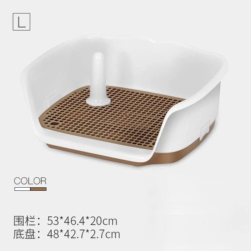 Poop Scooper Plastics Portable Dog Toilet Large Potty Tray Supplies Dog Toilet Splash Prevention Orinal Perro Pet Products DQ - Valitic Pets