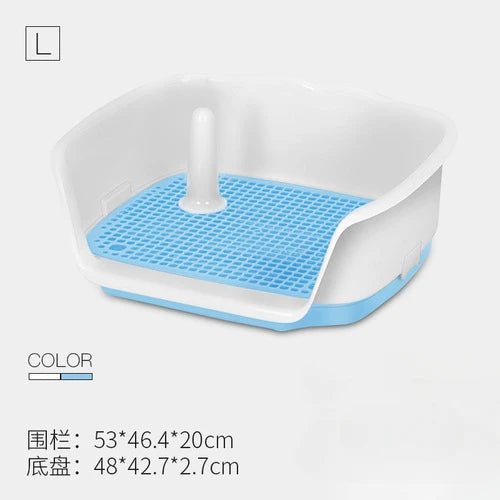 Poop Scooper Plastics Portable Dog Toilet Large Potty Tray Supplies Dog Toilet Splash Prevention Orinal Perro Pet Products DQ - Valitic Pets