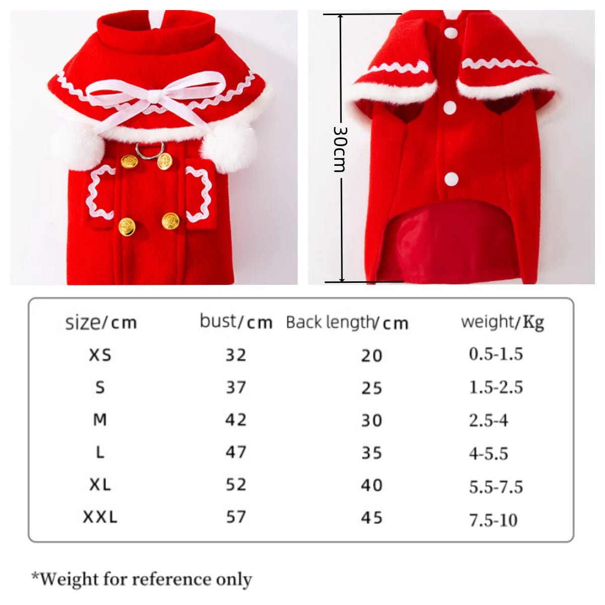 Red 1pc Clothes Pet Cat Dog Palace Style Pet Dress Pet Festival Costume Cat Birthday Christmas Dress - Valitic Pets