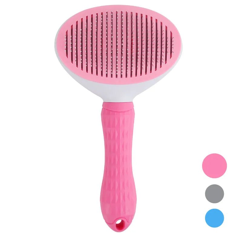 Self-cleaning Pet Hair Remove Comb Cat Slicker Brush Pet Hair Removal Comb For Cats Grooming Brushes Dog Combs Cat Accessories - Valitic Pets