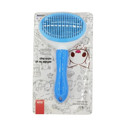 Self-cleaning Pet Hair Remove Comb Cat Slicker Brush Pet Hair Removal Comb For Cats Grooming Brushes Dog Combs Cat Accessories - Valitic Pets