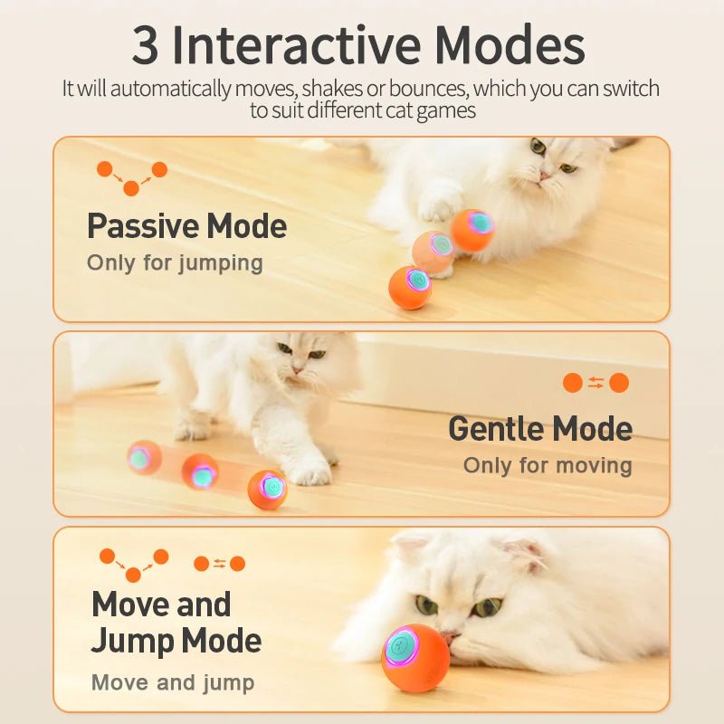 Smart Cat Bouncing Ball - Valitic Pets