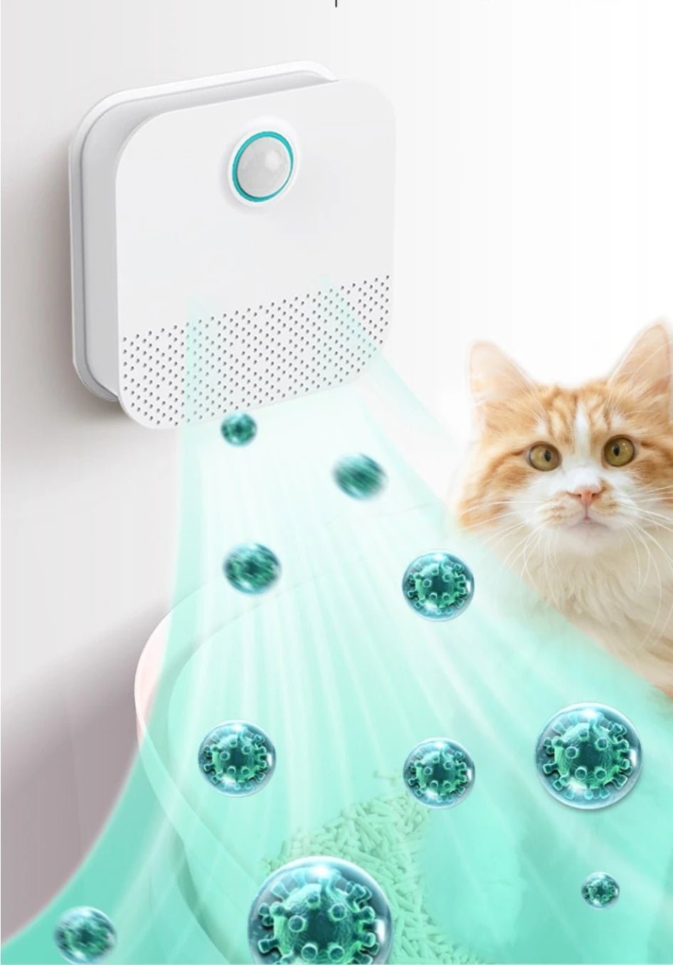 Smart Cat Odor Purifier For Cat Litter Box Deodorizer Pet Toilet Air Purifier Dog Cat Litter Deodorant - Valitic Pets