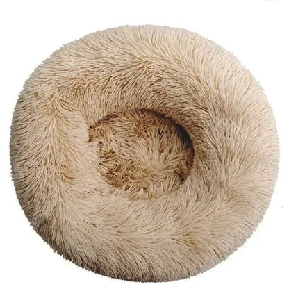 Get 5 90cm Super Soft Plush Round Winter Warm Dog & Cat Bed (40 - 90cm) at Valitic Pets