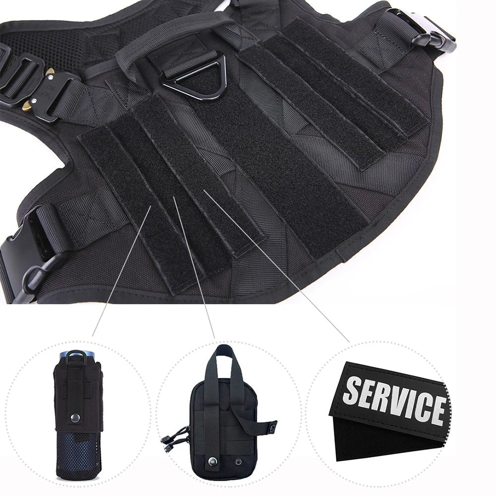 Training Vest Tactical Dog Harness - Valitic Auto Store