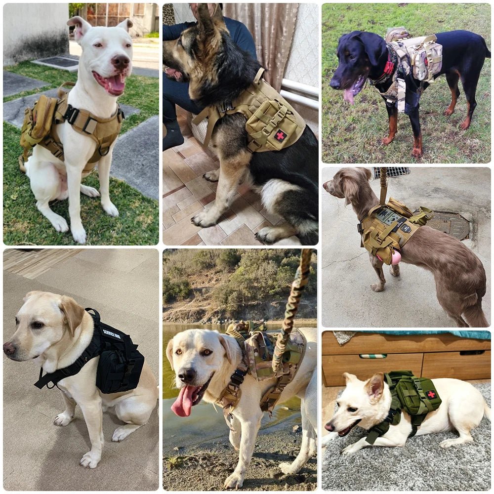 Training Vest Tactical Dog Harness - Valitic Auto Store