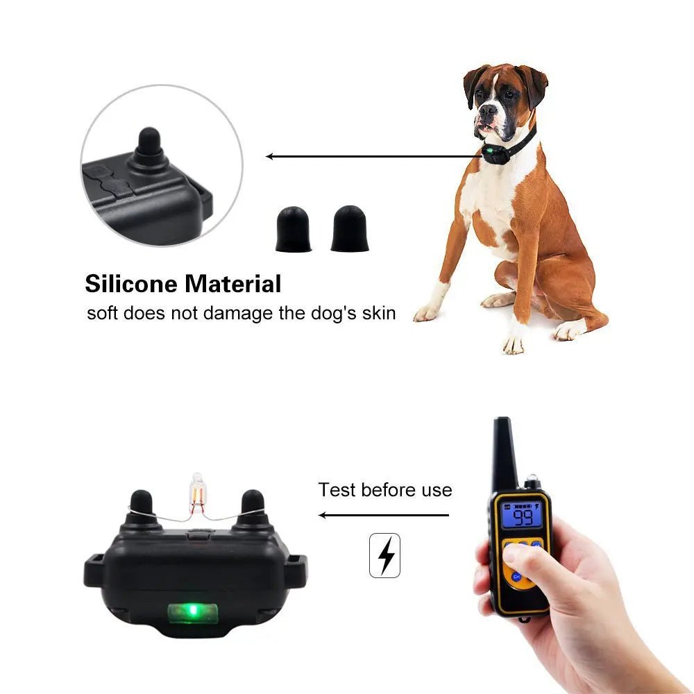 Dog Collar With Shock Vibration Sound - Valitic Auto Store